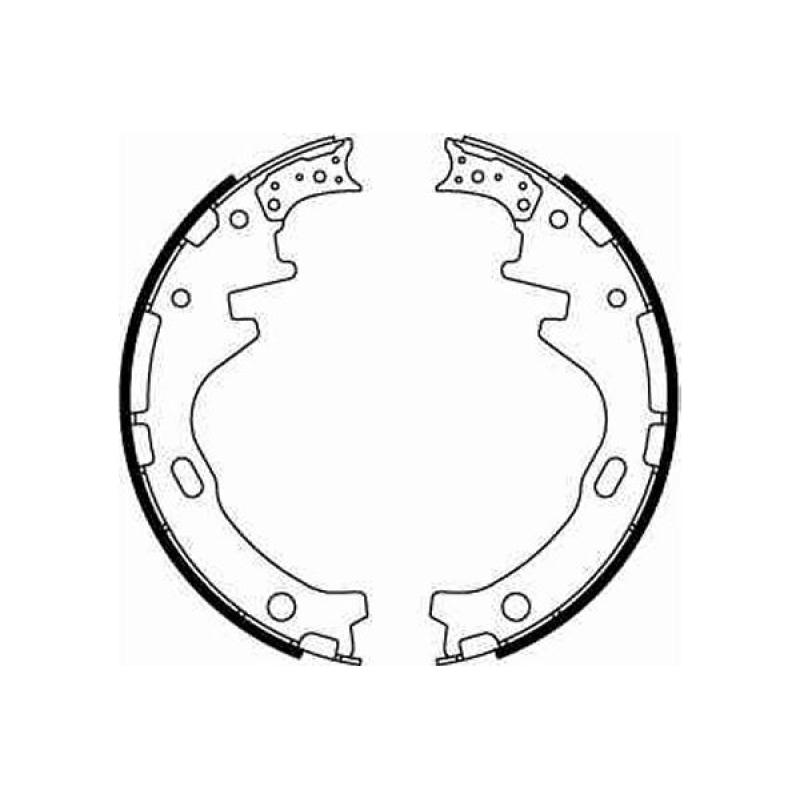 Jeu de mâchoires de frein TRW GS8515 - Visuel 1