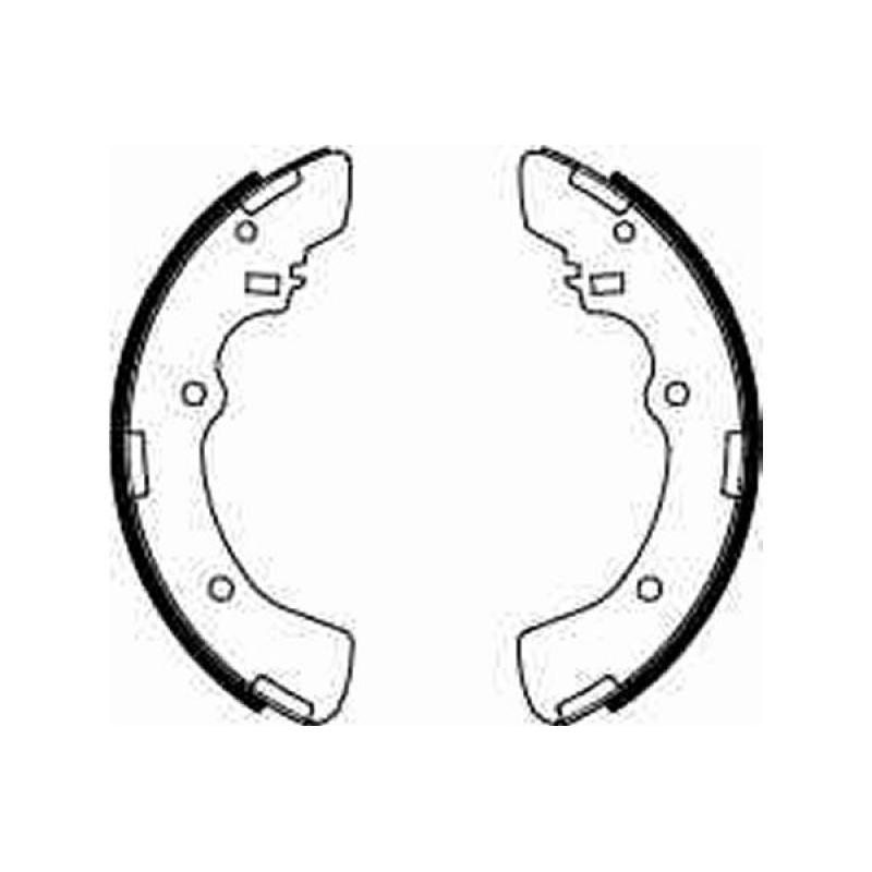 Jeu de mâchoires de frein TRW GS8516 - Visuel 1