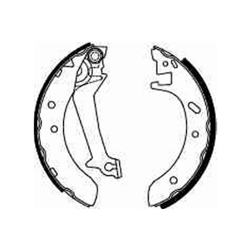 Jeu de mâchoires de frein TRW GS8537 - Visuel 1