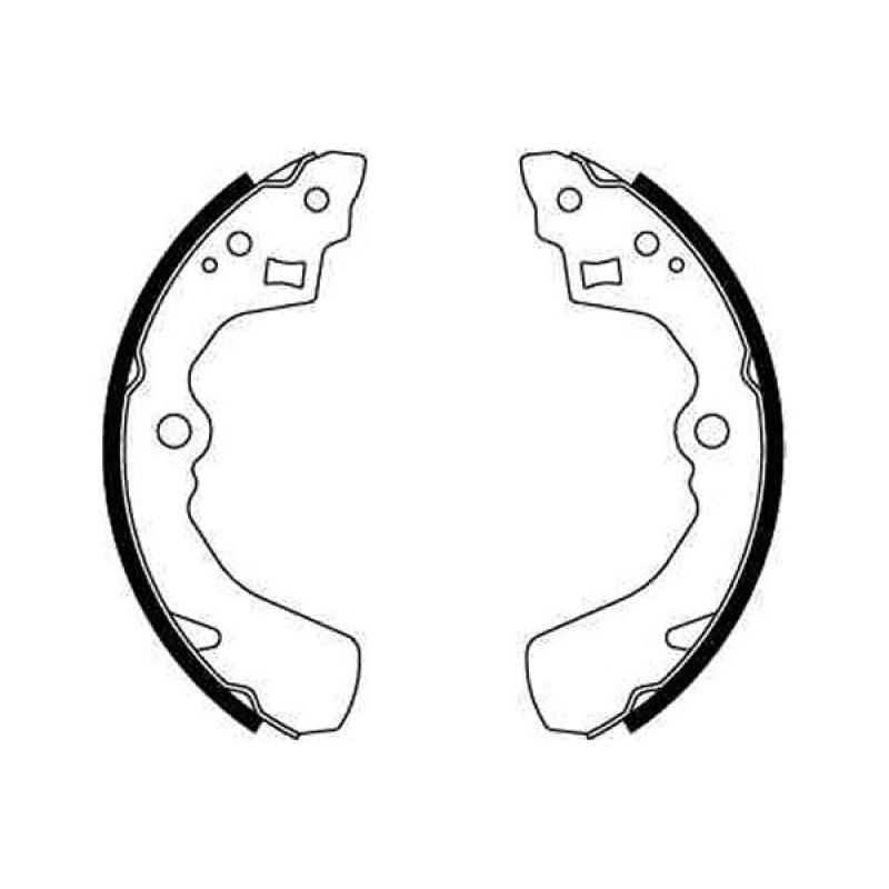 Jeu de mâchoires de frein TRW GS8549 - Visuel 1