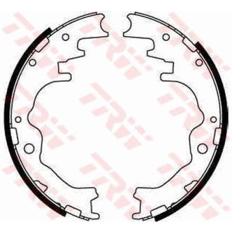 Jeu de mâchoires de frein TRW OEM UB7126330C