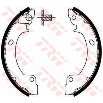 Jeu de mâchoires de frein TRW [GS8552]