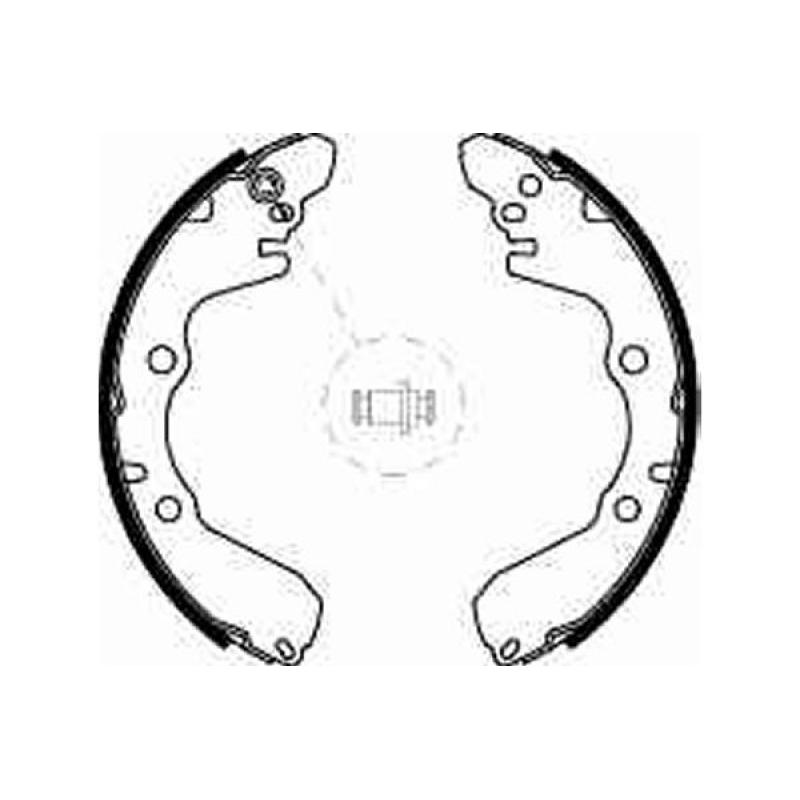 Jeu de mâchoires de frein TRW GS8587 - Visuel 1