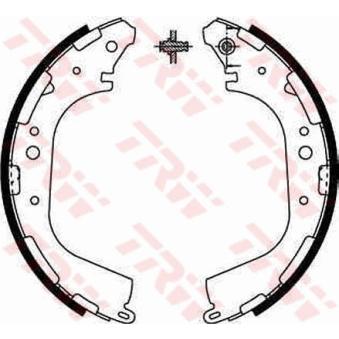 Jeu de mâchoires de frein TRW OEM 440600W726