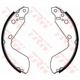 Jeu de mâchoires de frein TRW OEM 5320056821