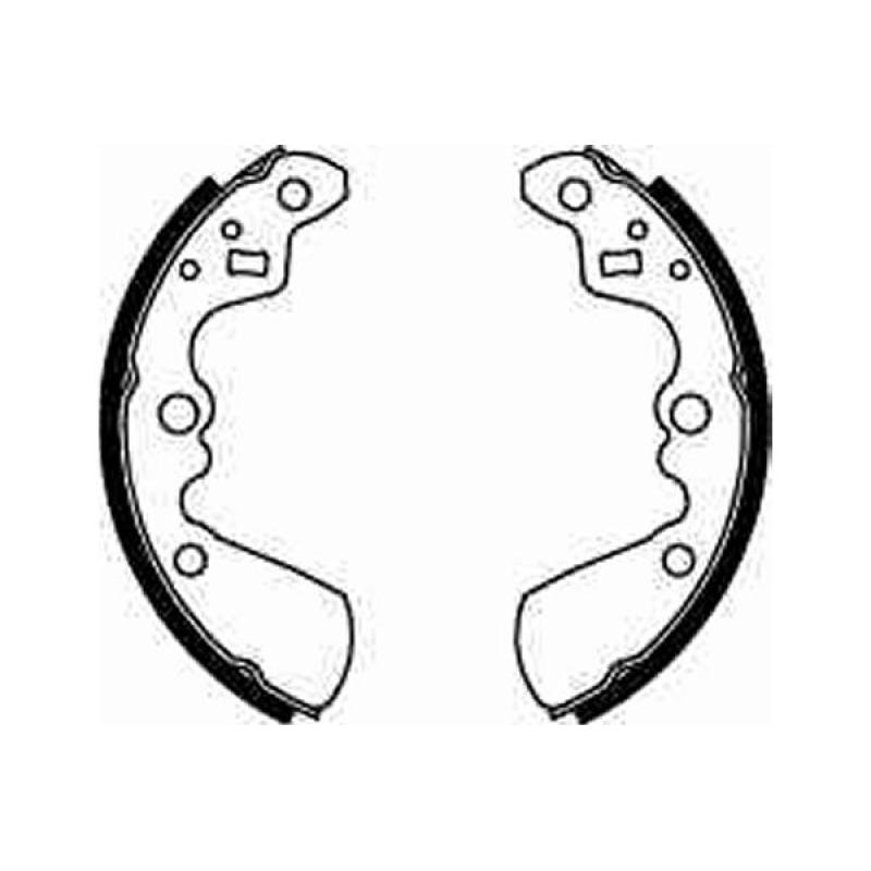 Jeu de mâchoires de frein TRW GS8597 - Visuel 1