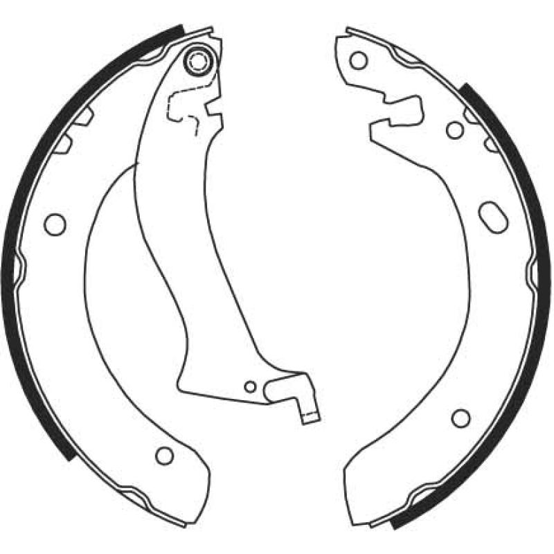 Jeu de mâchoires de frein TRW GS8633 - Visuel 1