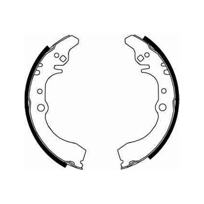 Jeu de mâchoires de frein TRW GS8647 - Visuel 1