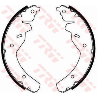 Jeu de mâchoires de frein TRW OEM 0K0112638Z