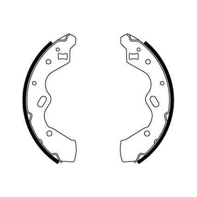 Jeu de mâchoires de frein TRW GS8663 - Visuel 1