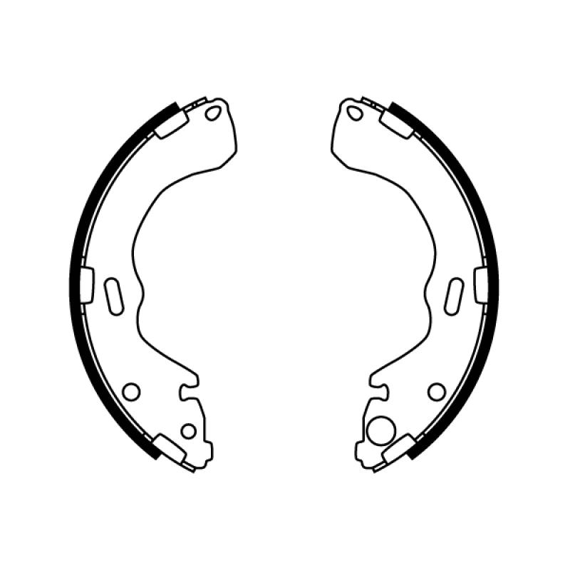 Jeu de mâchoires de frein TRW GS8664 - Visuel 1