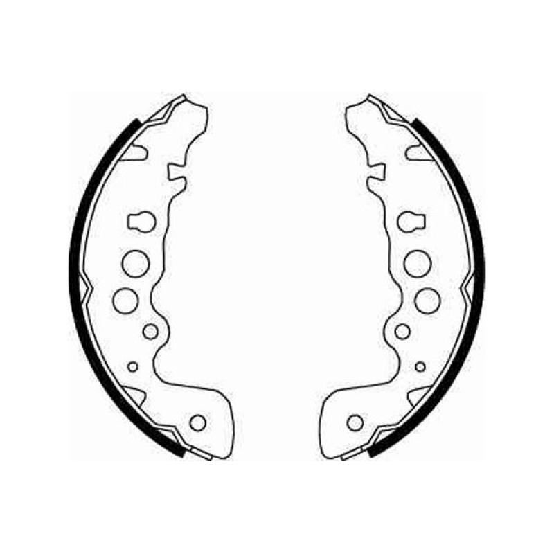 Jeu de mâchoires de frein TRW GS8670 - Visuel 1