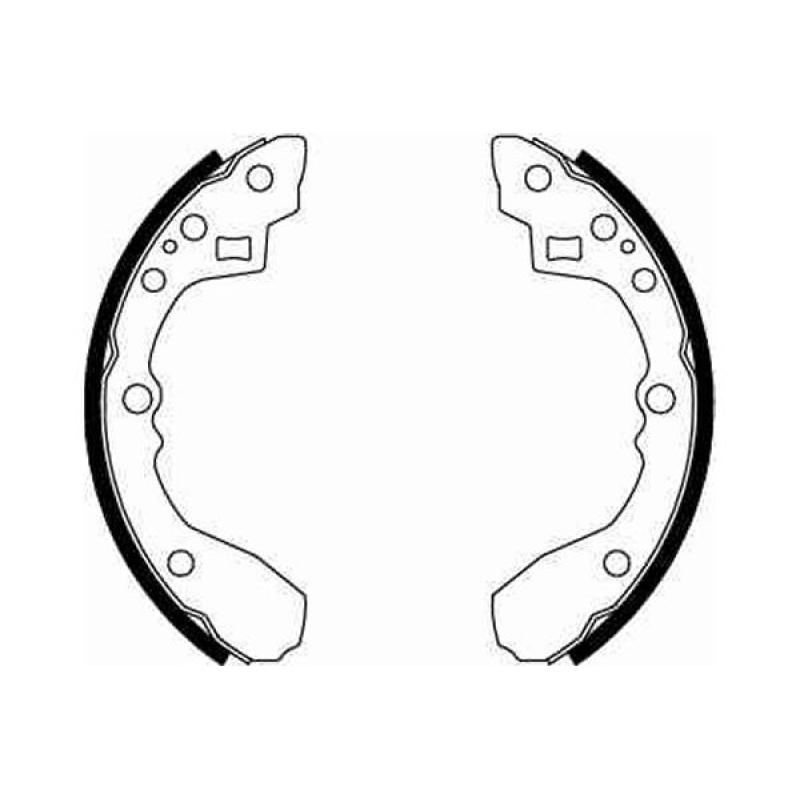 Jeu de mâchoires de frein TRW GS8675 - Visuel 1