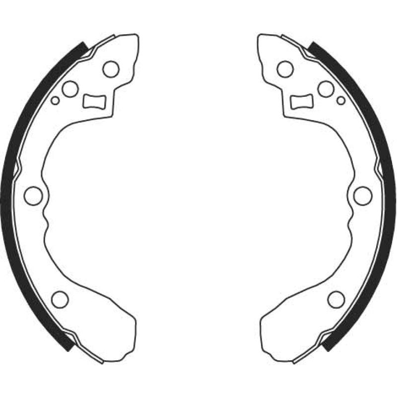 Jeu de mâchoires de frein TRW GS8692 - Visuel 1