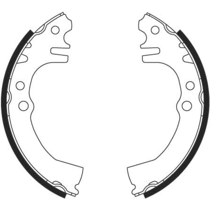 Jeu de mâchoires de frein TRW GS8699 - Visuel 1