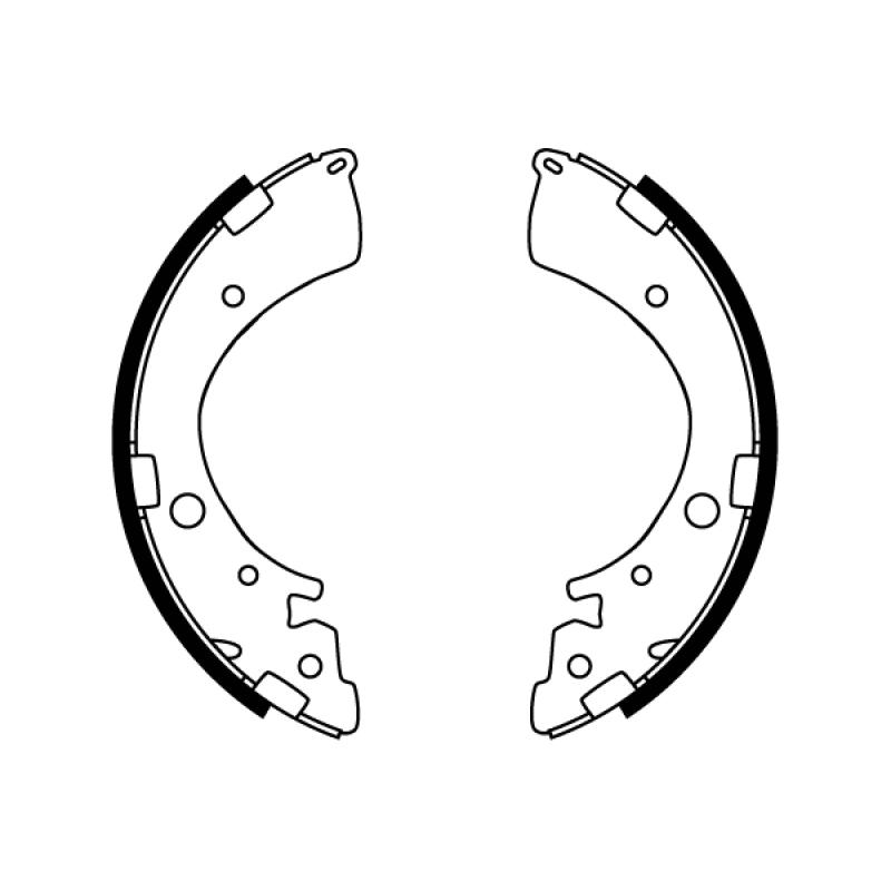 Jeu de mâchoires de frein TRW GS8704 - Visuel 1