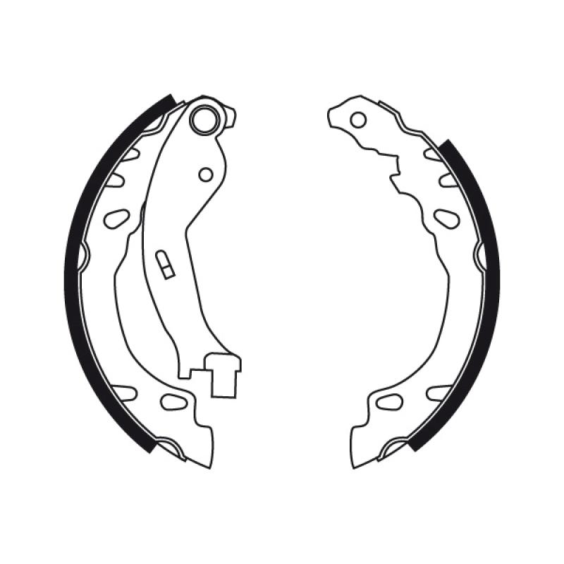 Jeu de mâchoires de frein TRW GS8711 - Visuel 1