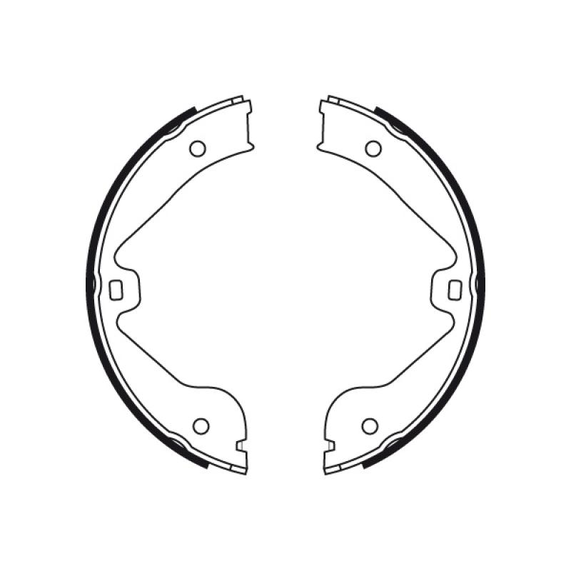 Jeu de mâchoires de frein TRW GS8717 - Visuel 1