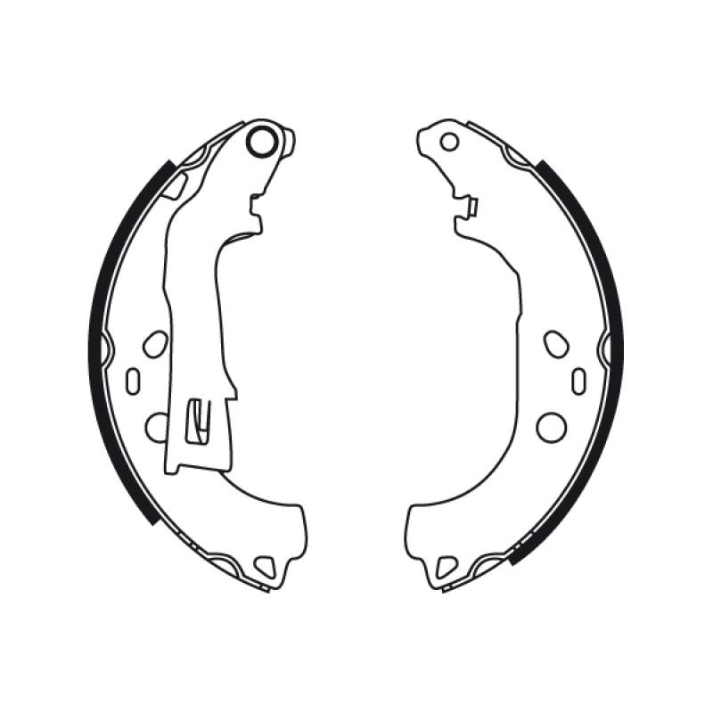 Jeu de mâchoires de frein TRW GS8738 - Visuel 1