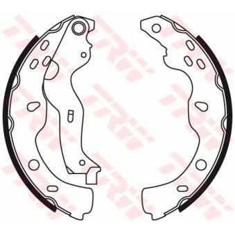 Jeu de mâchoires de frein TRW OEM 71742832