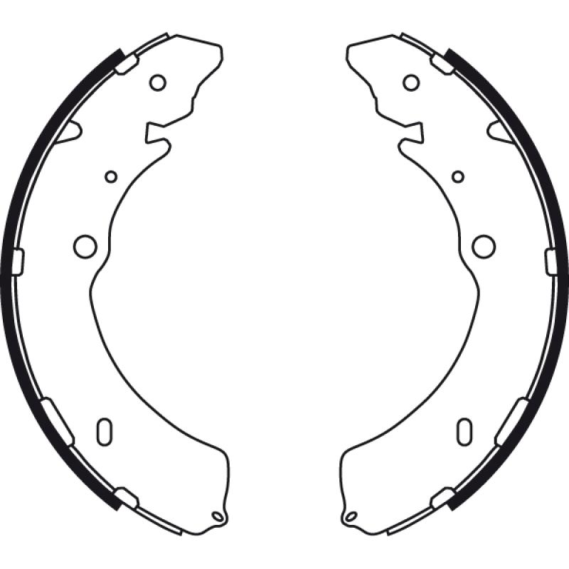 Jeu de mâchoires de frein TRW GS8756 - Visuel 1