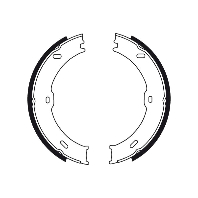 Jeu de mâchoires de frein, frein de stationnement TRW GS8758 - Visuel 1