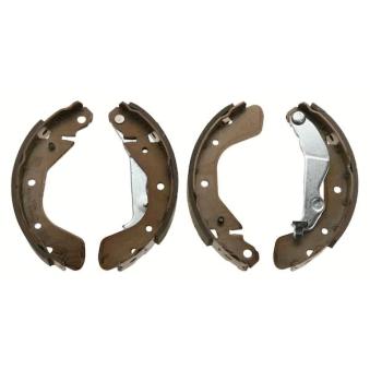 Jeu de mâchoires de frein TRW GS8760 pour OPEL MERIVA 1.4 - 83cv