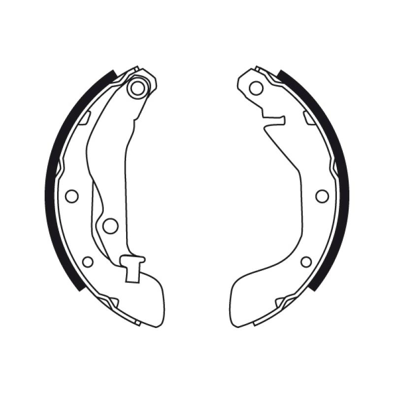 Jeu de mâchoires de frein TRW GS8760 - Visuel 1