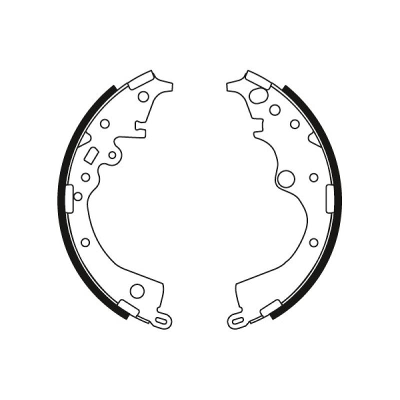 Jeu de mâchoires de frein TRW GS8770 - Visuel 1