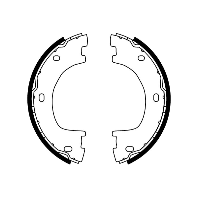 Jeu de mâchoires de frein, frein de stationnement TRW GS8777 - Visuel 1
