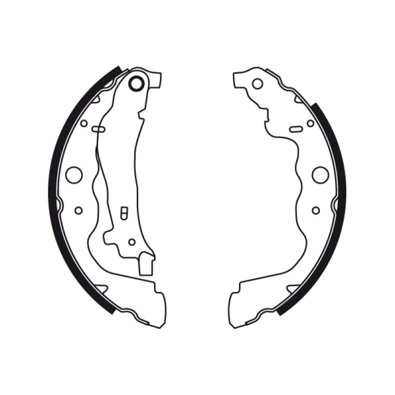 Jeu de mâchoires de frein TRW GS8780 - Visuel 1