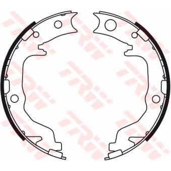 Jeu de mâchoires de frein, frein de stationnement TRW GS8783 pour PORSCHE CAYENNE 2.0 CRD - 140cv