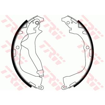 Jeu de mâchoires de frein TRW OEM 2H0698525