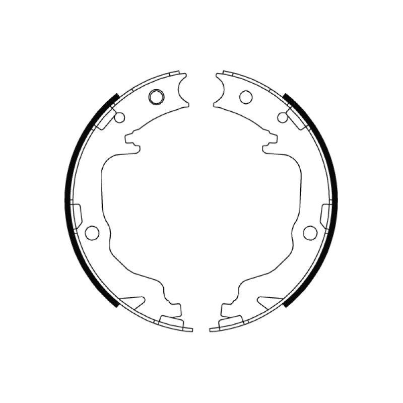 Jeu de mâchoires de frein, frein de stationnement TRW GS8804 - Visuel 1