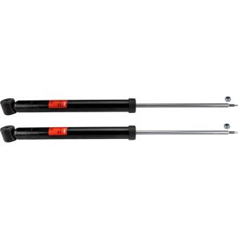 Jeu de 2 amortisseurs arrière TRW JGT275T pour FORD FIESTA 1.6 TDCi - 90cv