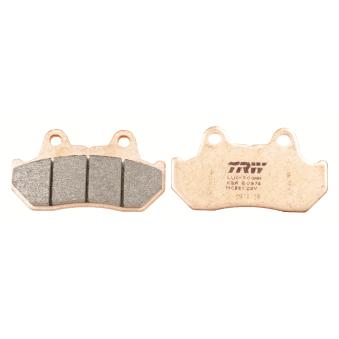 Jeu de 2 plaquettes de frein avant TRW [MCB512SV]