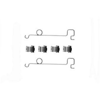 Kit d'accessoires, plaquette de frein à disque TRW PFK163