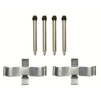 Kit d'accessoires, plaquette de frein à disque TRW PFK195 pour CITROEN C5 E 250 D - 113cv