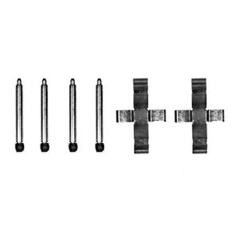 Kit d'accessoires, plaquette de frein à disque TRW [PFK204]