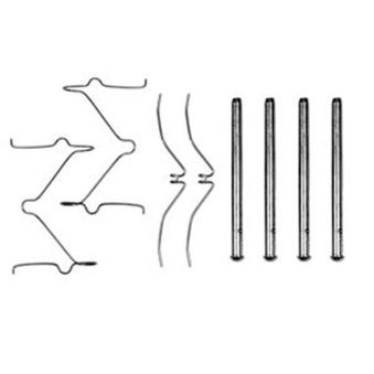 Kit d'accessoires, plaquette de frein à disque TRW PFK286 Kit d'accessoires, plaquette de frein à disque TRW PFK286