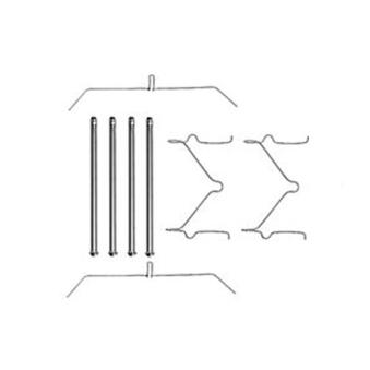 Kit d'accessoires, plaquette de frein à disque TRW [PFK290]