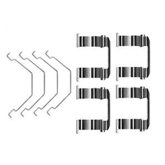 Kit d'accessoires, plaquette de frein à disque TRW [PFK331]