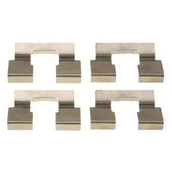 Kit d'accessoires, plaquette de frein à disque TRW [PFK408]