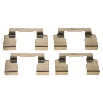 Kit d'accessoires, plaquette de frein à disque TRW PFK430 pour NISSAN ALMERA 1.8 - 116cv