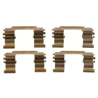 Kit d'accessoires, plaquette de frein à disque TRW PFK456