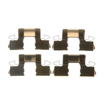 Kit d'accessoires, plaquette de frein à disque TRW PFK562