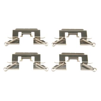 Kit d'accessoires, plaquette de frein à disque TRW PFK609 pour FORD FIESTA 1.4 LPG - 92cv