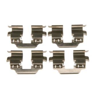 Kit d'accessoires, plaquette de frein à disque TRW PFK610 pour CHRYSLER 300 1.5 DCI - 110cv