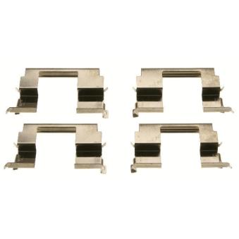 Kit d'accessoires, plaquette de frein à disque TRW PFK620 pour ISUZU D-MAX 2.5 DiTD - 136cv