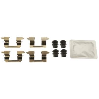 Kit d'accessoires, plaquette de frein à disque TRW PFK673 pour MAZDA RX 1.5 DCI - 110cv